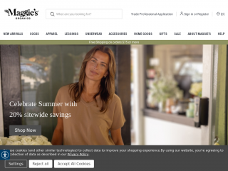 maggiesorganics.com screenshot