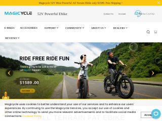 magicyclebike.com screenshot