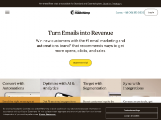 mailchimp.com screenshot