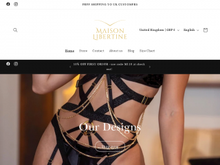maison-libertine.com screenshot