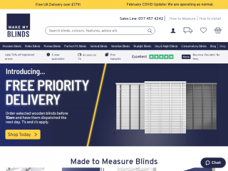 makemyblinds.co.uk screenshot