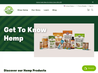 manitobaharvest.com screenshot