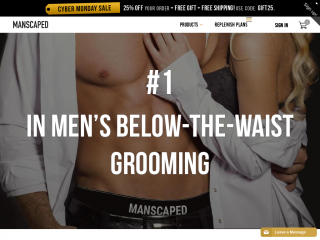 manscaped.com screenshot