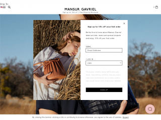 mansurgavriel.com screenshot