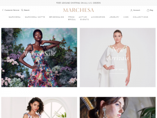 marchesa.com screenshot