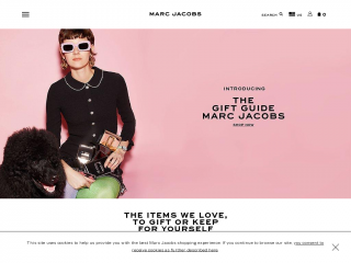 marcjacobs.com screenshot