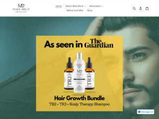 markbirchhair.co.uk screenshot