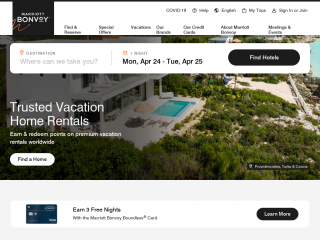 marriott.com screenshot