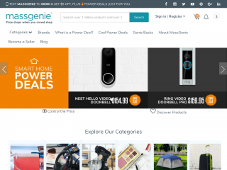 massgenie.com screenshot