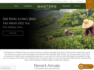 mastersteas.com screenshot