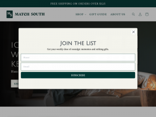 matchsouth.com screenshot