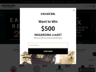 maxaroma.com screenshot
