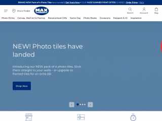 maxphoto.co.uk screenshot