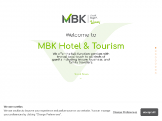 mbkhotels.com screenshot