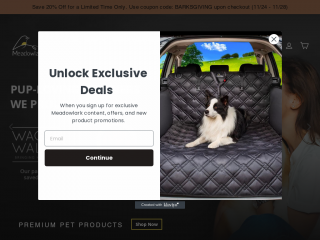 meadowlark-pets.com screenshot