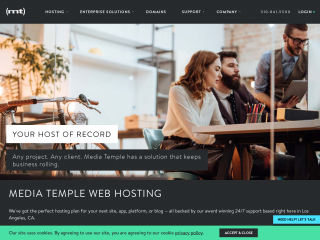 mediatemple.net screenshot