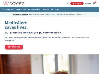 medicalert.org screenshot