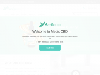 medixcbd.com screenshot