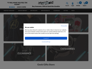 merchoid.com screenshot