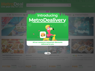 metrodeal.com screenshot