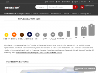 microbattery.com screenshot