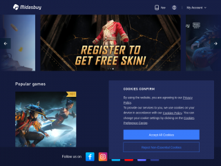 midasbuy.com screenshot