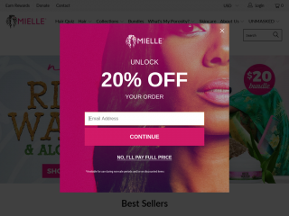 mielleorganics.com screenshot