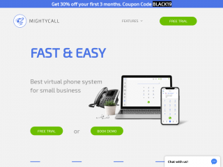 mightycall.com screenshot