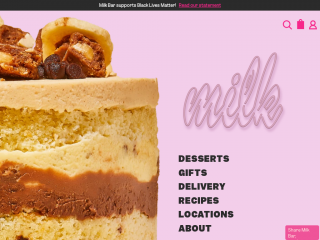 milkbarstore.com screenshot