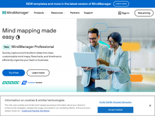 mindmanager.com screenshot