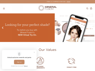 mineralfusion.com screenshot
