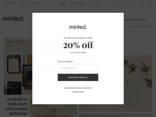 minted.com screenshot