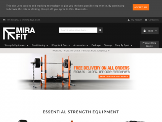 mirafit.co.uk screenshot