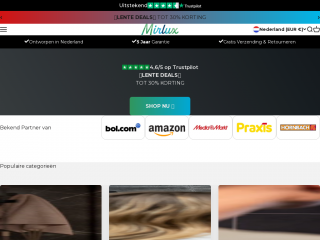 mirlux.nl screenshot