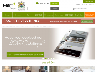 mitrelinen.co.uk screenshot