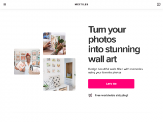 mixtiles.com screenshot