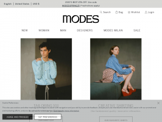 modes.com screenshot
