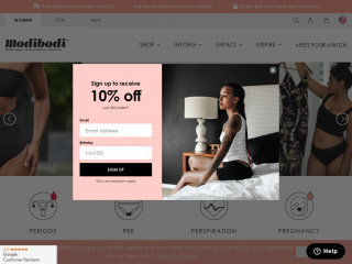 modibodi.co.uk screenshot
