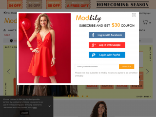 modlily.com screenshot