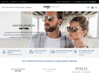 mojoglasses.com screenshot