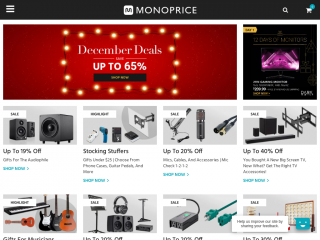 monoprice.com screenshot