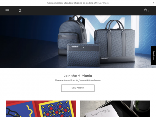 montblanc.com screenshot