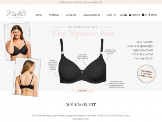 montelleintimates.com screenshot