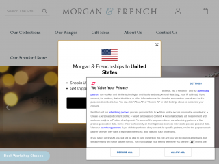 morganandfrench.com screenshot