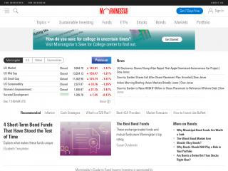 morningstar.com screenshot