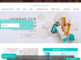 moroccanoil.com screenshot