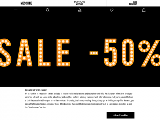 moschino.com screenshot