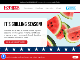 mothersmarket.com screenshot