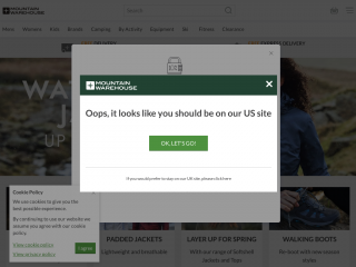 mountainwarehouse.com screenshot