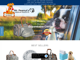 mrpeanutspremiumproducts.com screenshot